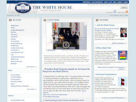 whitehouse.gov capture from September 15, 2008